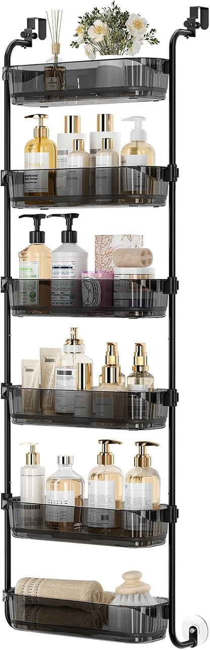 Over the Door Organizer, 6-Tier Hanging Door Organizer White