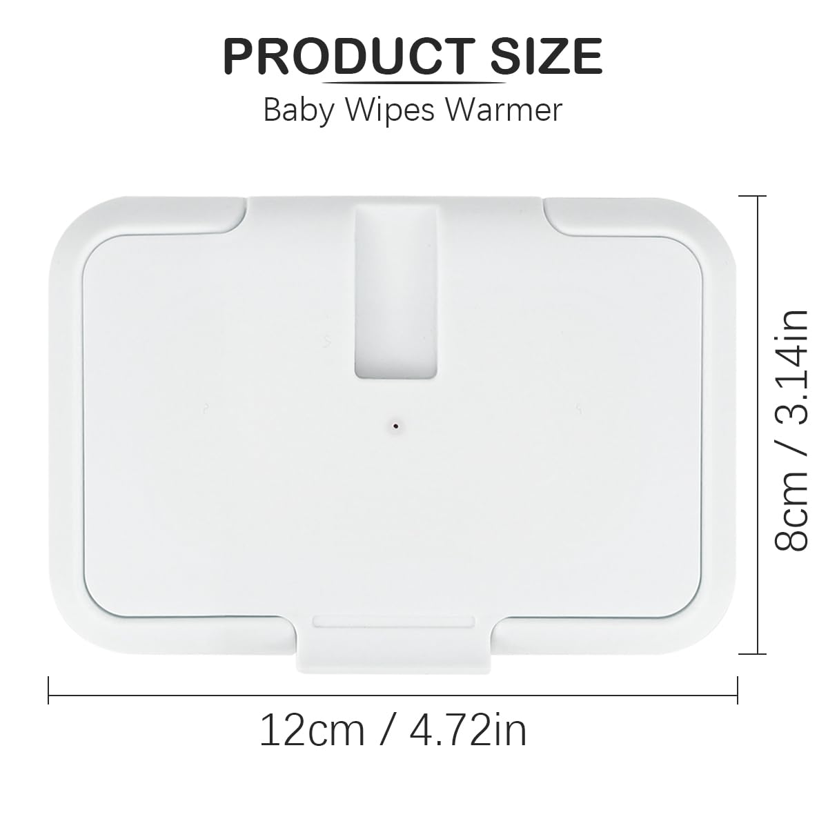 Baby Wipes Warmer Portable Baby Wet Wipes Dispenser Fast Heating Wipes Warmer for Home Car Travel （Blue）