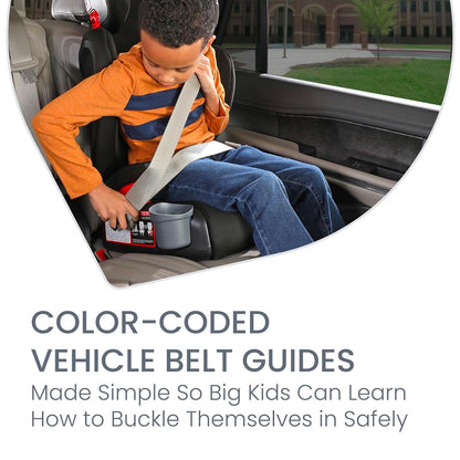 Skyline 2-Stage Belt-Positioning Booster Car Seat, Dusk - Highback and Backless Seat
