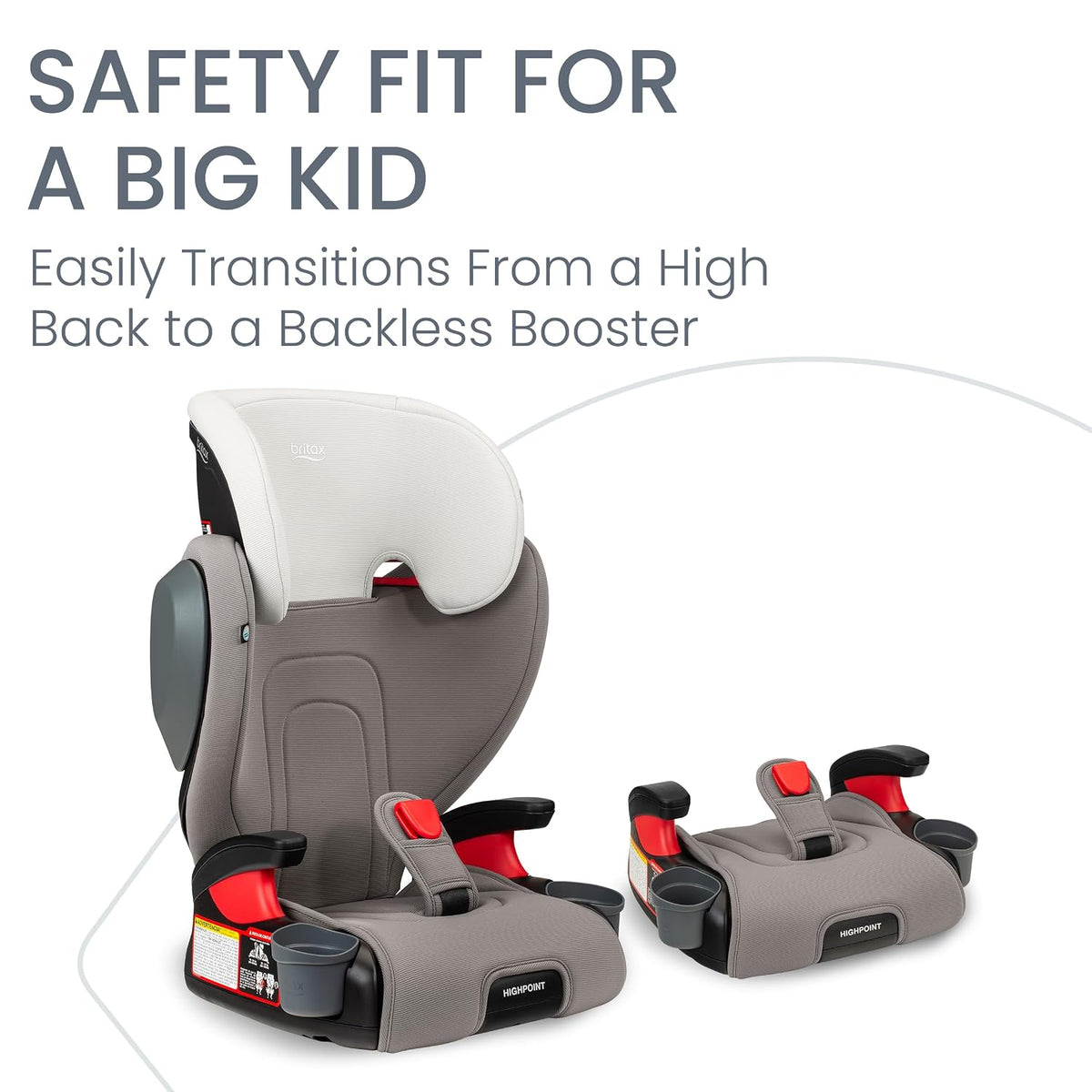 Skyline 2-Stage Belt-Positioning Booster Car Seat, Dusk - Highback and Backless Seat
