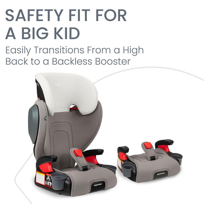 Skyline 2-Stage Belt-Positioning Booster Car Seat, Dusk - Highback and Backless Seat
