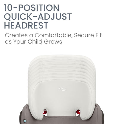 Skyline 2-Stage Belt-Positioning Booster Car Seat, Dusk - Highback and Backless Seat