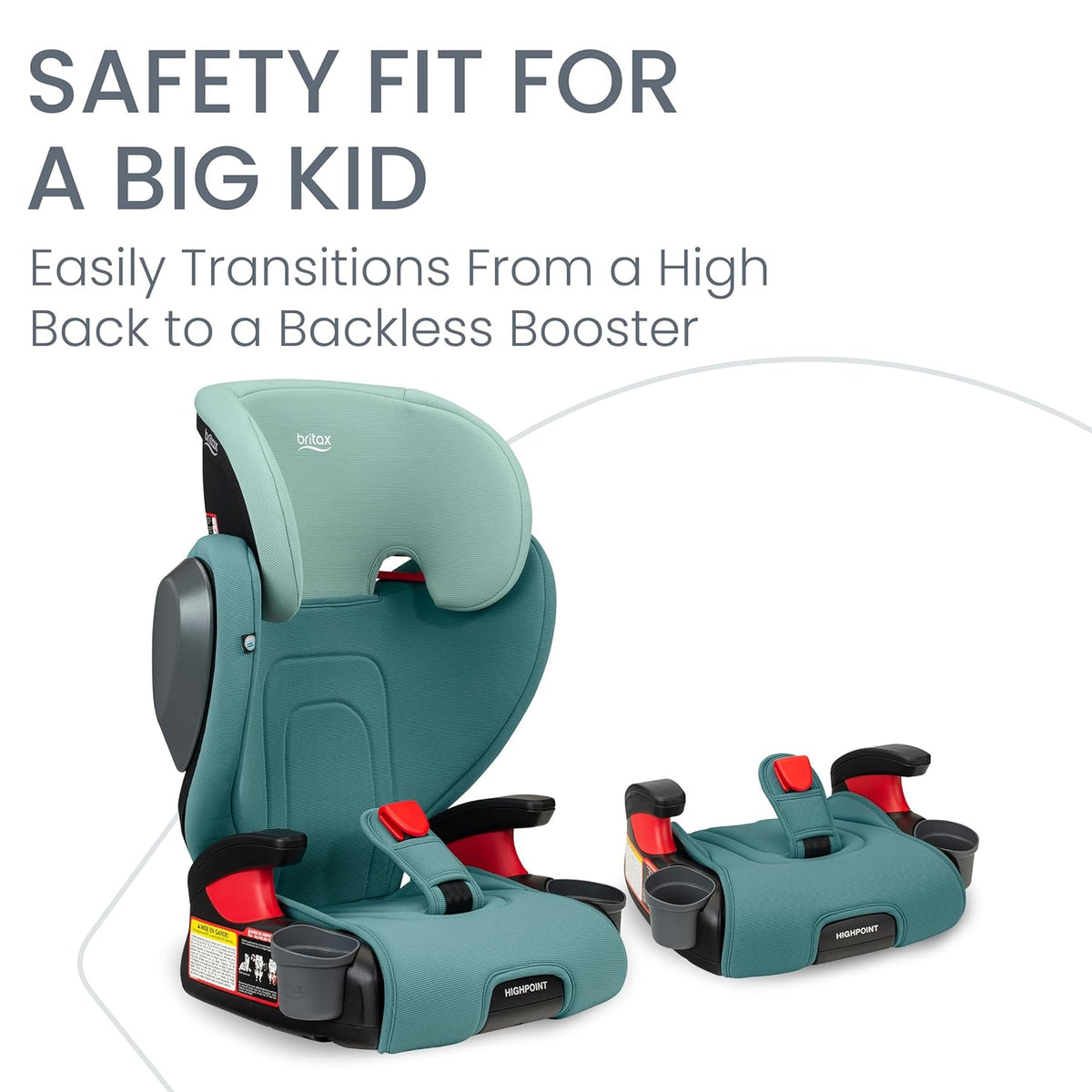Skyline 2-Stage Belt-Positioning Booster Car Seat, Dusk - Highback and Backless Seat