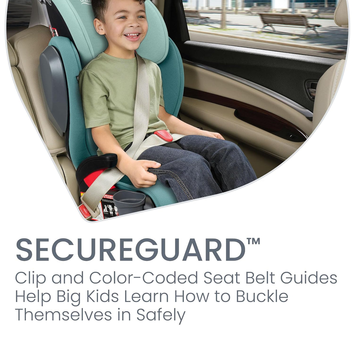 Skyline 2-Stage Belt-Positioning Booster Car Seat, Dusk - Highback and Backless Seat