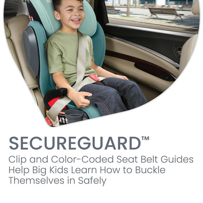 Skyline 2-Stage Belt-Positioning Booster Car Seat, Dusk - Highback and Backless Seat