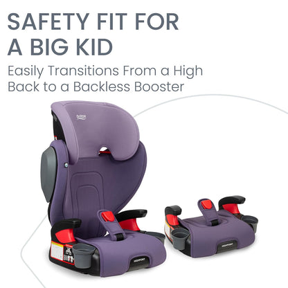 Skyline 2-Stage Belt-Positioning Booster Car Seat, Dusk - Highback and Backless Seat