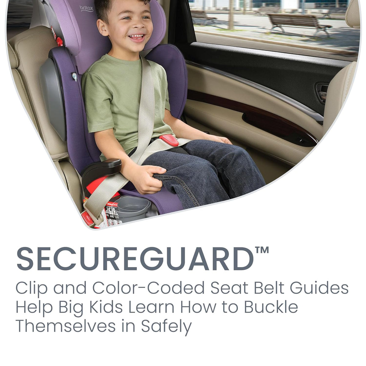 Skyline 2-Stage Belt-Positioning Booster Car Seat, Dusk - Highback and Backless Seat