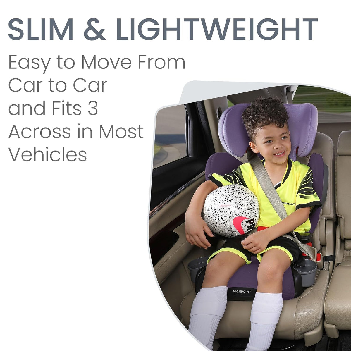 Skyline 2-Stage Belt-Positioning Booster Car Seat, Dusk - Highback and Backless Seat