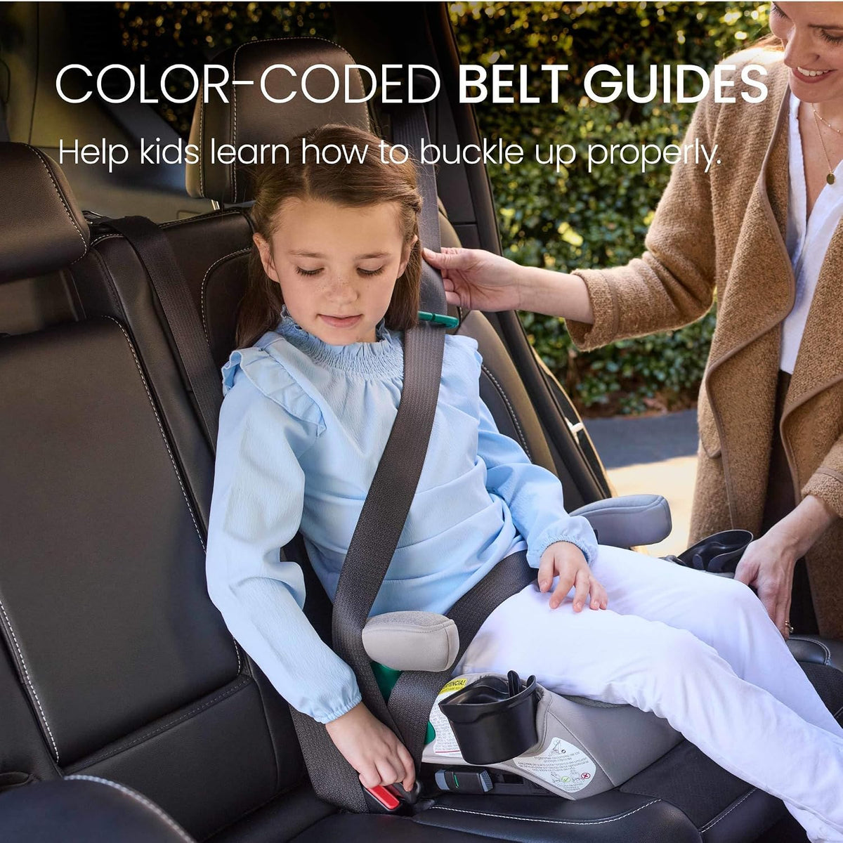Skyline 2-Stage Belt-Positioning Booster Car Seat, Dusk - Highback and Backless Seat