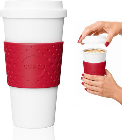 Acadia Travel Mug, 16 Ounce, Plum