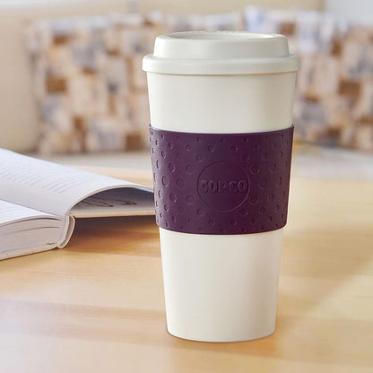 Acadia Travel Mug, 16 Ounce, Plum