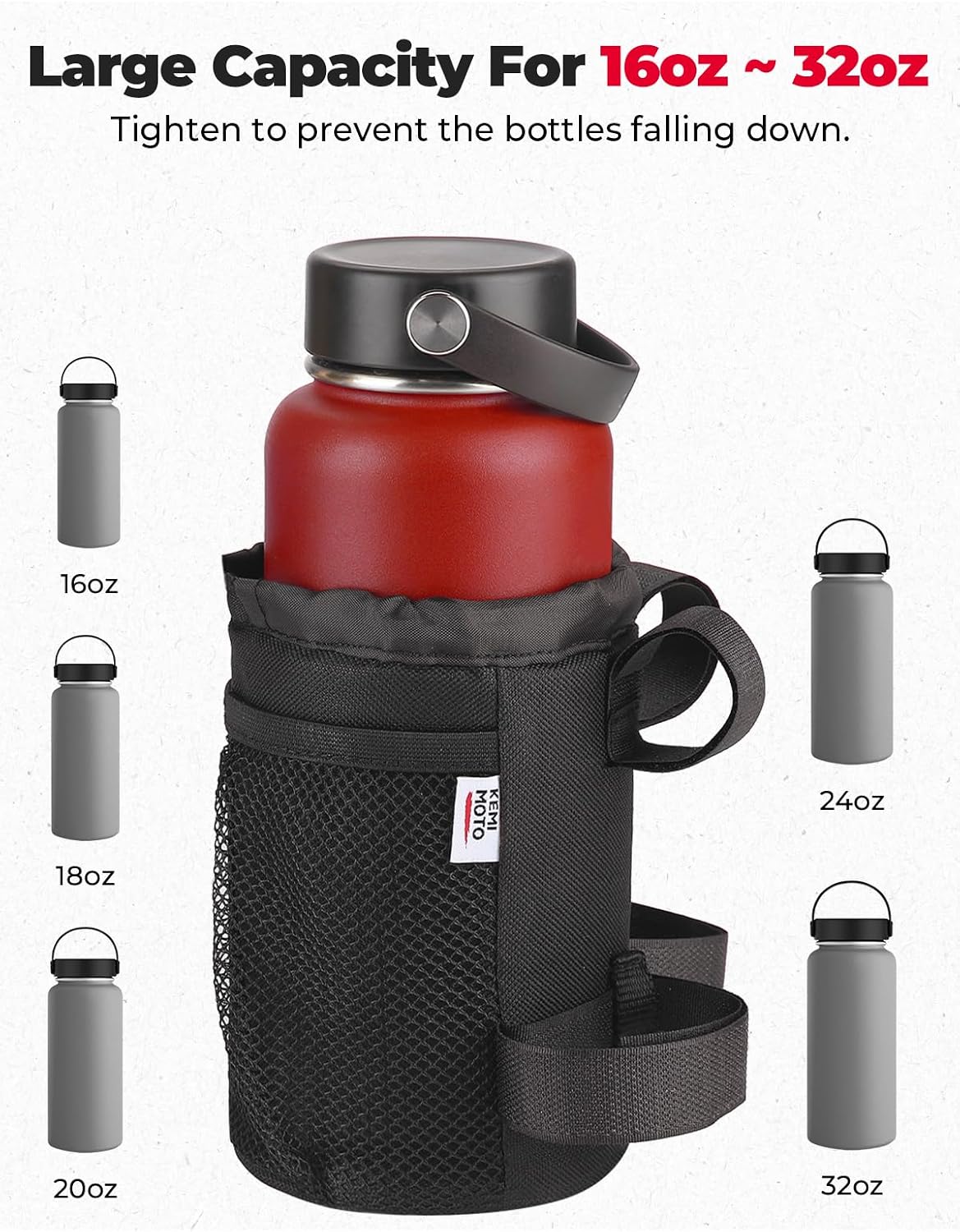 Large Bike Cup Holder, Bicycle Water Bottle Holder for Handlebar
