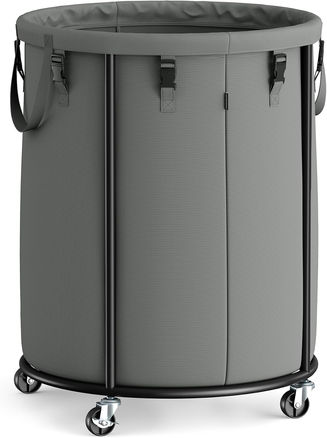 SONGMICS Laundry Basket with Wheels, Removable Liner Bag, 45 Gallon (170 L)