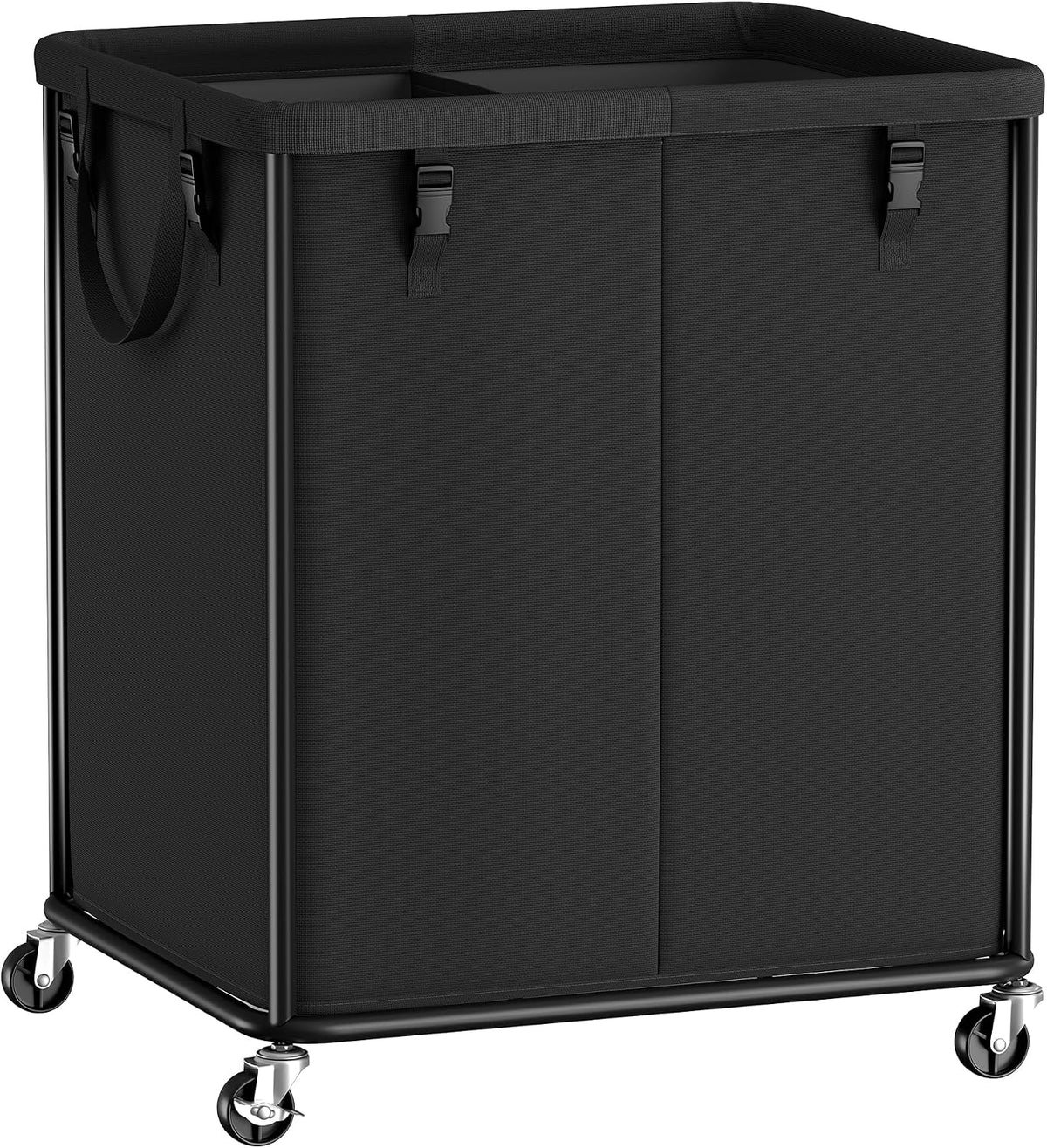 SONGMICS Laundry Basket with Wheels, Removable Liner Bag, 45 Gallon (170 L)