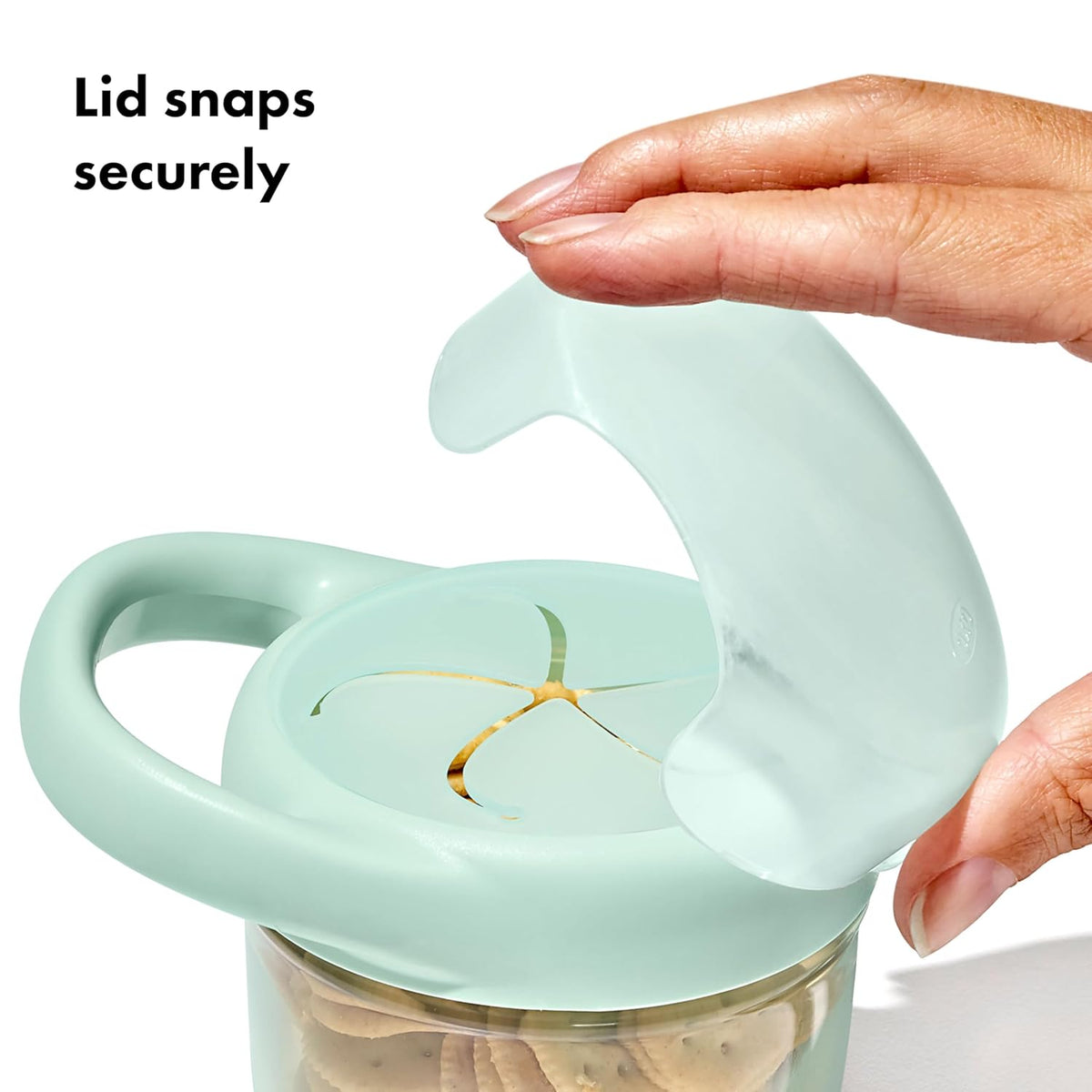 Snack Cup with Lid – 2 Pack, Opal and Blossom