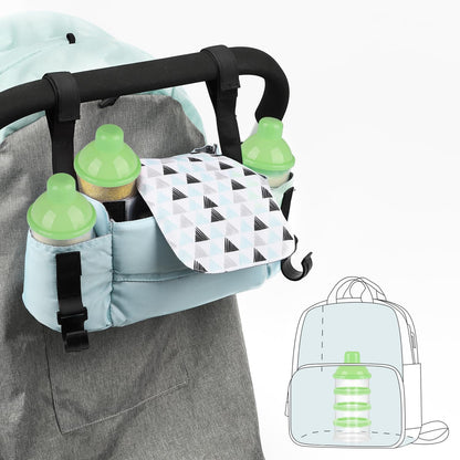 Formula Dispenser On The Go, 4 Compartments Stackable Formula Container for Travel, Baby Milk Powder Kids Snack Container, BPA Free ﻿