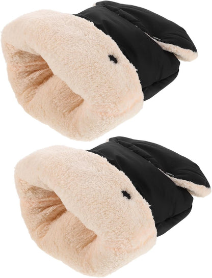 Stroller Gloves Universal Handmuff Winter Black Waterproof