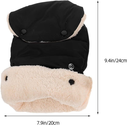 Stroller Gloves Universal Handmuff Winter Black Waterproof