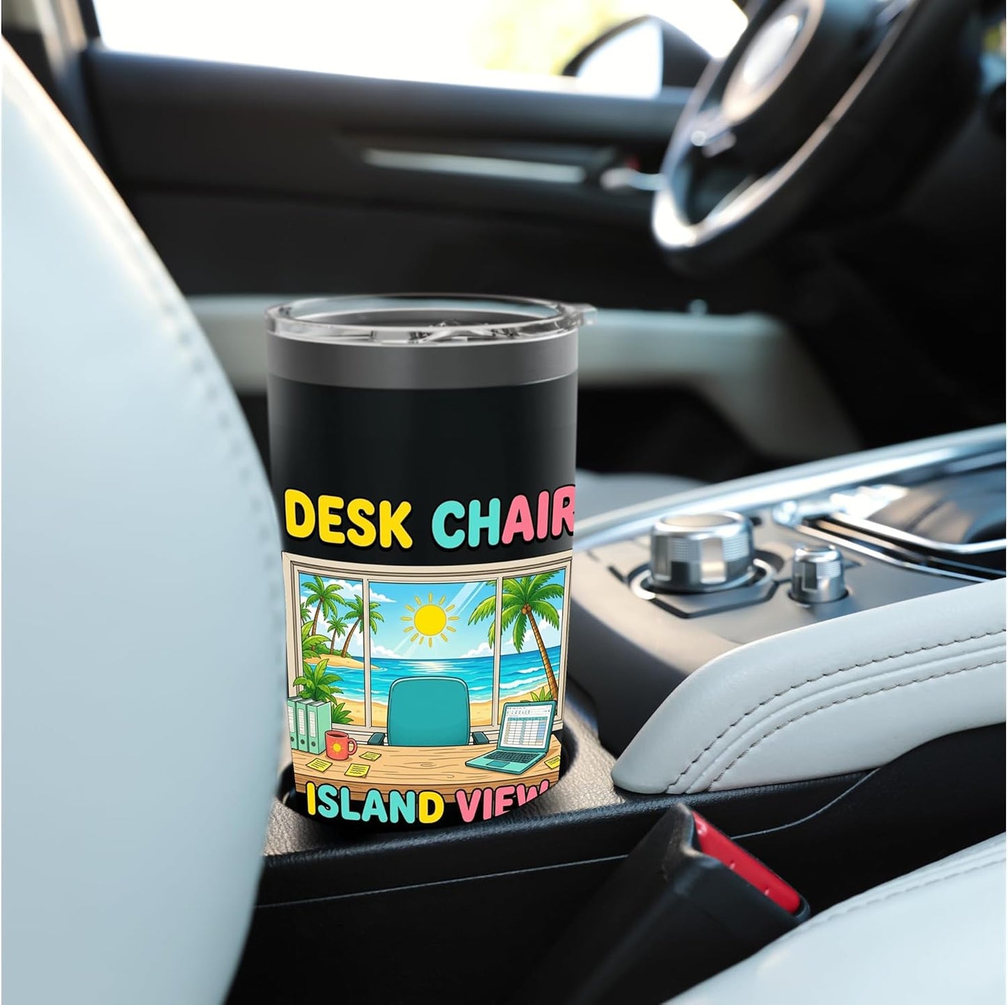 Focused Workspace Coastal Horizon Stainless Steel Insulated Tumbler