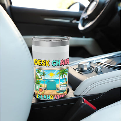Focused Workspace Coastal Horizon Stainless Steel Insulated Tumbler