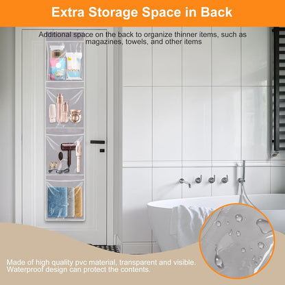 Over Door Organizer and Storage, Hanging Toy Holder with Removable Pouches