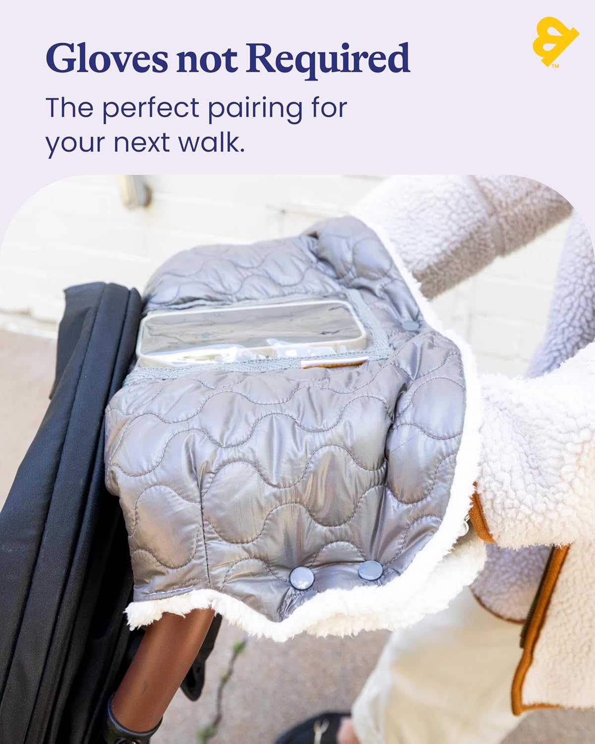 Stroller Muff - Baby Essentials for Fall & Winter - Warm Mitten Stroller Accessory