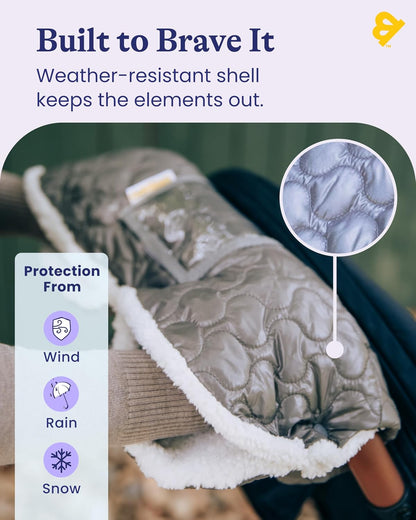 Stroller Muff - Baby Essentials for Fall & Winter - Warm Mitten Stroller Accessory