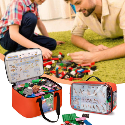 2 Packs Toy Storage Organizer Bag for Building Bricks Toy