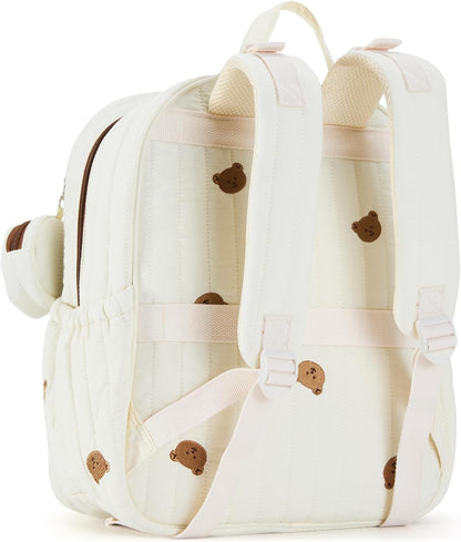 Large Diaper Bag Backpack with Changing Pad, Insulated Bottle Pockets, Travel & Hospital Bag for Mom & Dad (Large - Black Flowers)