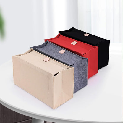 Purse Organizer Insert for LV On The Go GM Dior Large Book Tote,Gray