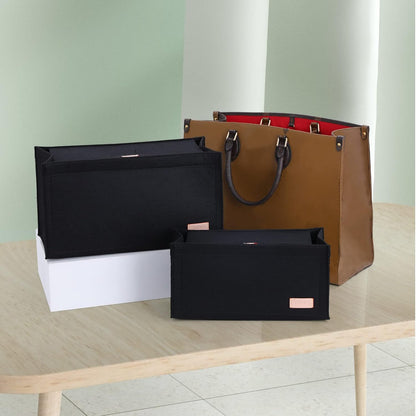 Purse Organizer Insert for LV On The Go GM Dior Large Book Tote,Gray