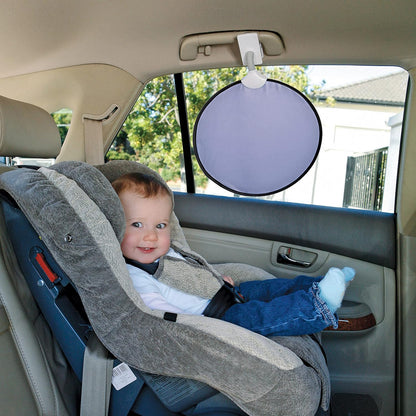 Clip-On Stroller Sunshade With Uv Indicator – Universal Design For Sun Protection On Strollers, Car Seats, Desks, And More
