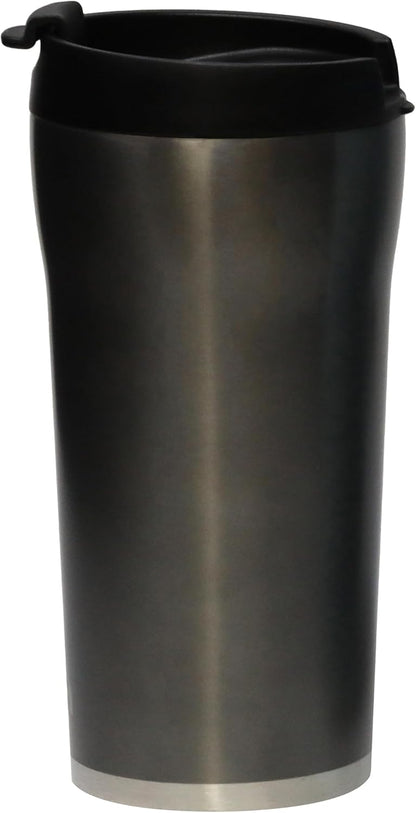 16 oz Coffee Travel Mug - Stainless Steel Insulated Tumbler with Leak-Proof Lid - Hot & Cold Cup - Marine