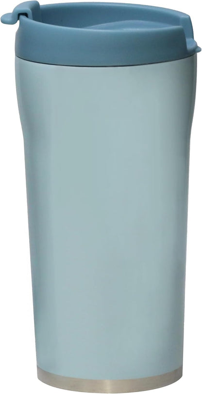 16 oz Coffee Travel Mug - Stainless Steel Insulated Tumbler with Leak-Proof Lid - Hot & Cold Cup - Marine