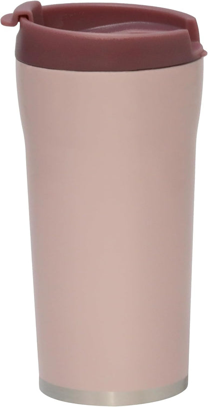 16 oz Coffee Travel Mug - Stainless Steel Insulated Tumbler with Leak-Proof Lid - Hot & Cold Cup - Marine