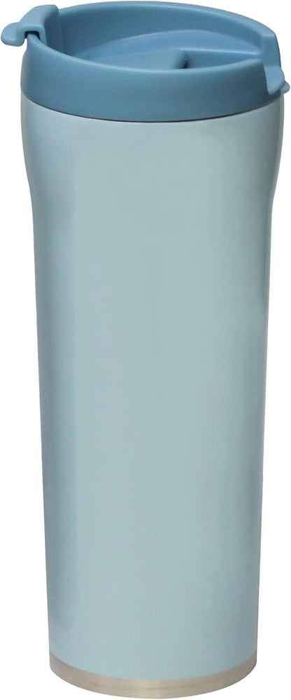 16 oz Coffee Travel Mug - Stainless Steel Insulated Tumbler with Leak-Proof Lid - Hot & Cold Cup - Marine