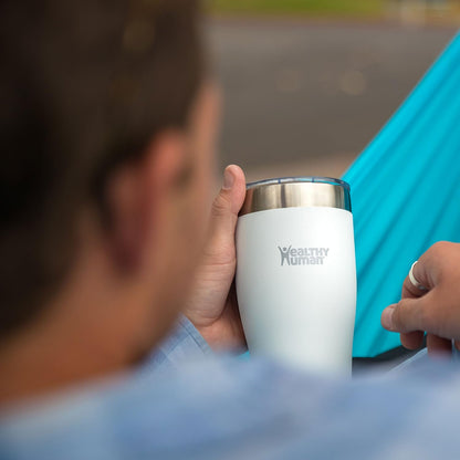 Stainless Steel Tumbler with Straw & Lid | Splash Proof Insulated Travel Cup | Eco-Friendly Coffee Tumblers | Water Cups with Straws Cleaner and Splash Proof Lids (32oz, Lilac)