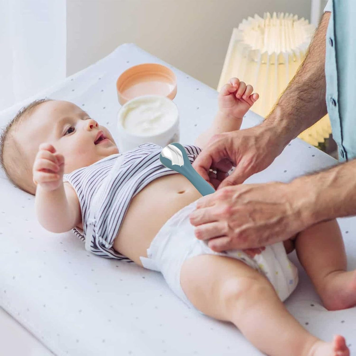 Diaper Cream Applicator Flexible Suction Base Infant Butt Brush Bum Brush