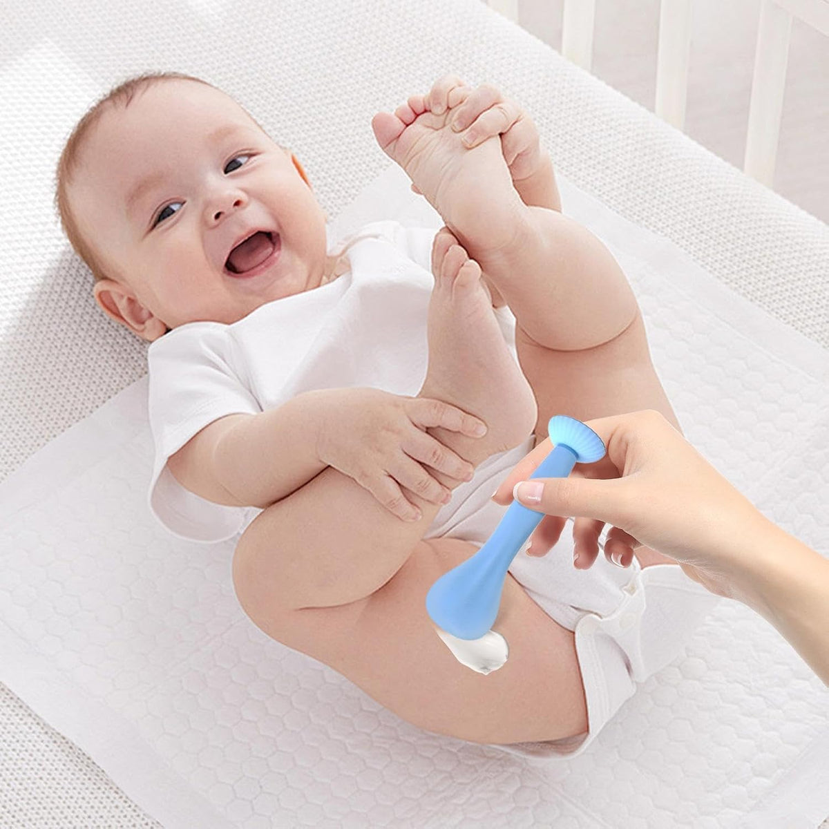 Diaper Cream Applicator Flexible Suction Base Infant Butt Brush Bum Brush