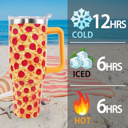 Dental Assistant 40 oz Tumbler with Handle Straw Lid Leak Proof | Travel Coffee Mug Insulated Hot Cold Ice Christmas Mothers Day Birthday Gifts for Women Dental Assistant