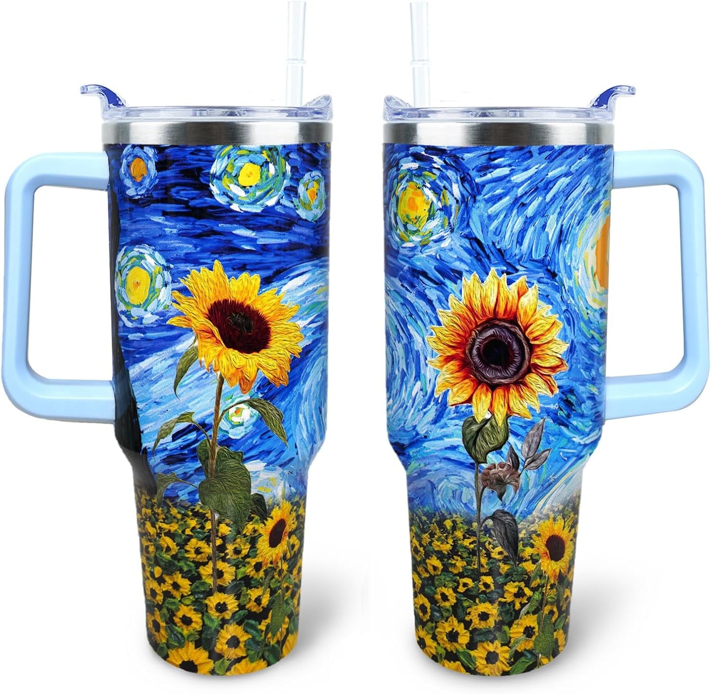 Dental Assistant 40 oz Tumbler with Handle Straw Lid Leak Proof | Travel Coffee Mug Insulated Hot Cold Ice Christmas Mothers Day Birthday Gifts for Women Dental Assistant