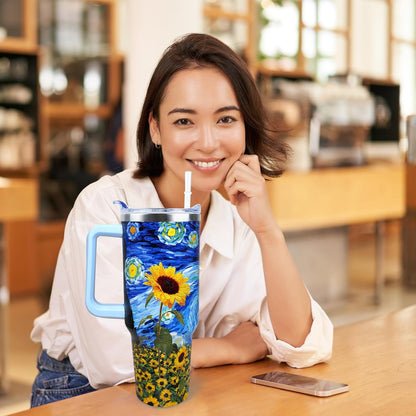 Dental Assistant 40 oz Tumbler with Handle Straw Lid Leak Proof | Travel Coffee Mug Insulated Hot Cold Ice Christmas Mothers Day Birthday Gifts for Women Dental Assistant