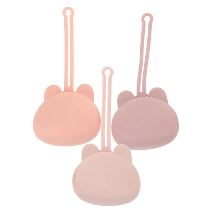Portable Pacifier Storage Box for Babies, Silicone Holder Case
