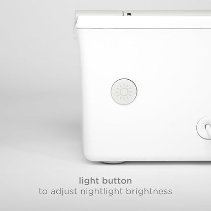 Baby Wipes Warmer & Dispenser with Nightlight, Top-Heating System, Oat