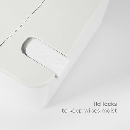 Baby Wipes Warmer & Dispenser with Nightlight, Top-Heating System, Oat