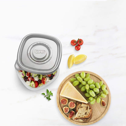 Glad GladWare Home Mini Round Food Storage Containers - Small Meal Container Holds up to 4 Ounces of Food - Lock Tight Seal, 8 Count
