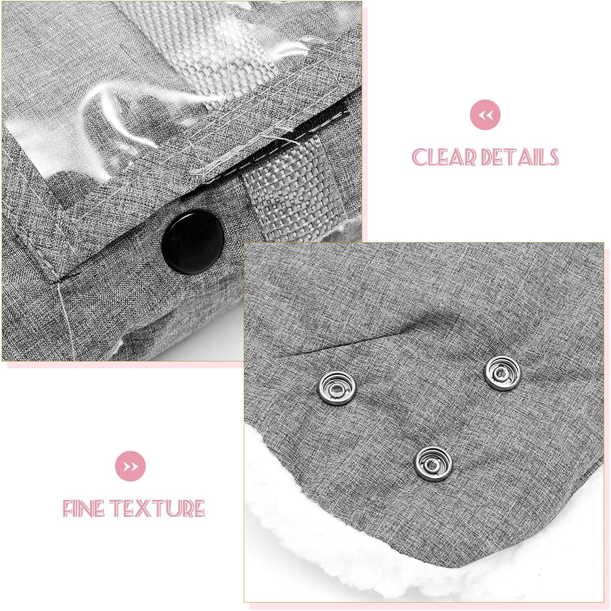 Stroller Hand Warmers Windproof and Insulated Mittens for Cold Weather Material Comfortable and Convenient Design for Parents The Go