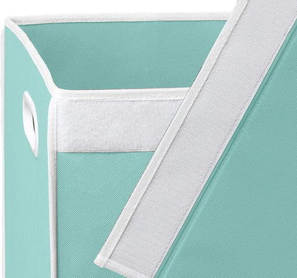 Foldable Laundry Hamper Basket with Lid and Bag, Beige