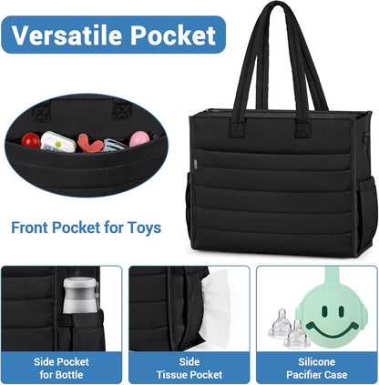Diaper Bag Tote for Baby, Large Hospital Mommy Bag for Labor Delivery