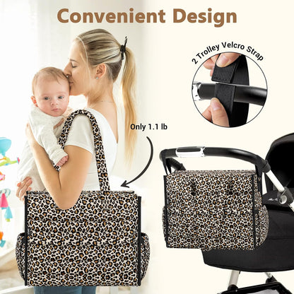 Diaper Bag Tote for Baby, Large Hospital Mommy Bag for Labor Delivery